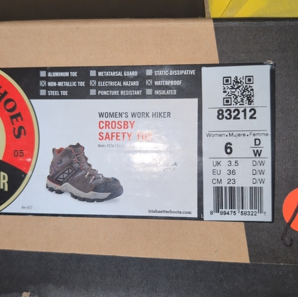 Irish Setter Women's Brown Work Hiker Boots - Picture 3 of 3